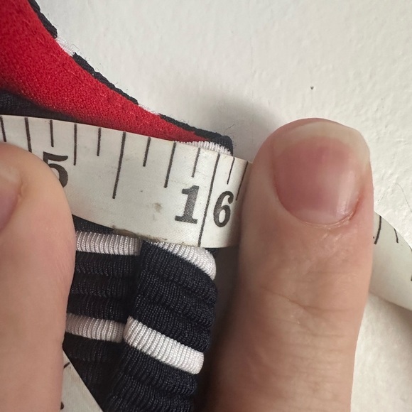 Suzy Shier Black and White Striped Midi Dress - Picture 2 of 4